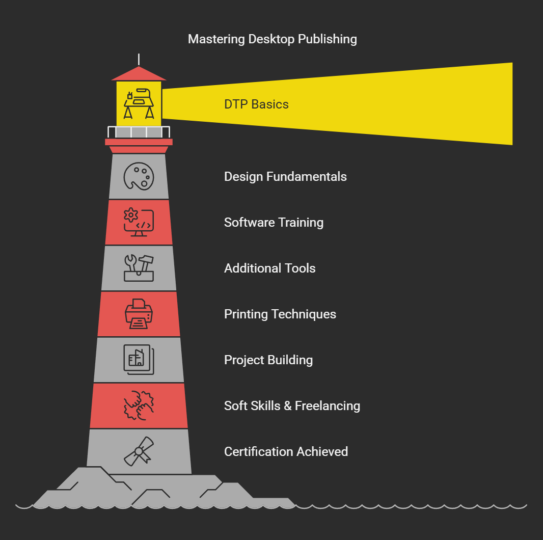 Infographic showing a padlock, hacker silhouette, social media icons (like Facebook, Instagram), and warning alerts with bright red and blue neon on a dark background